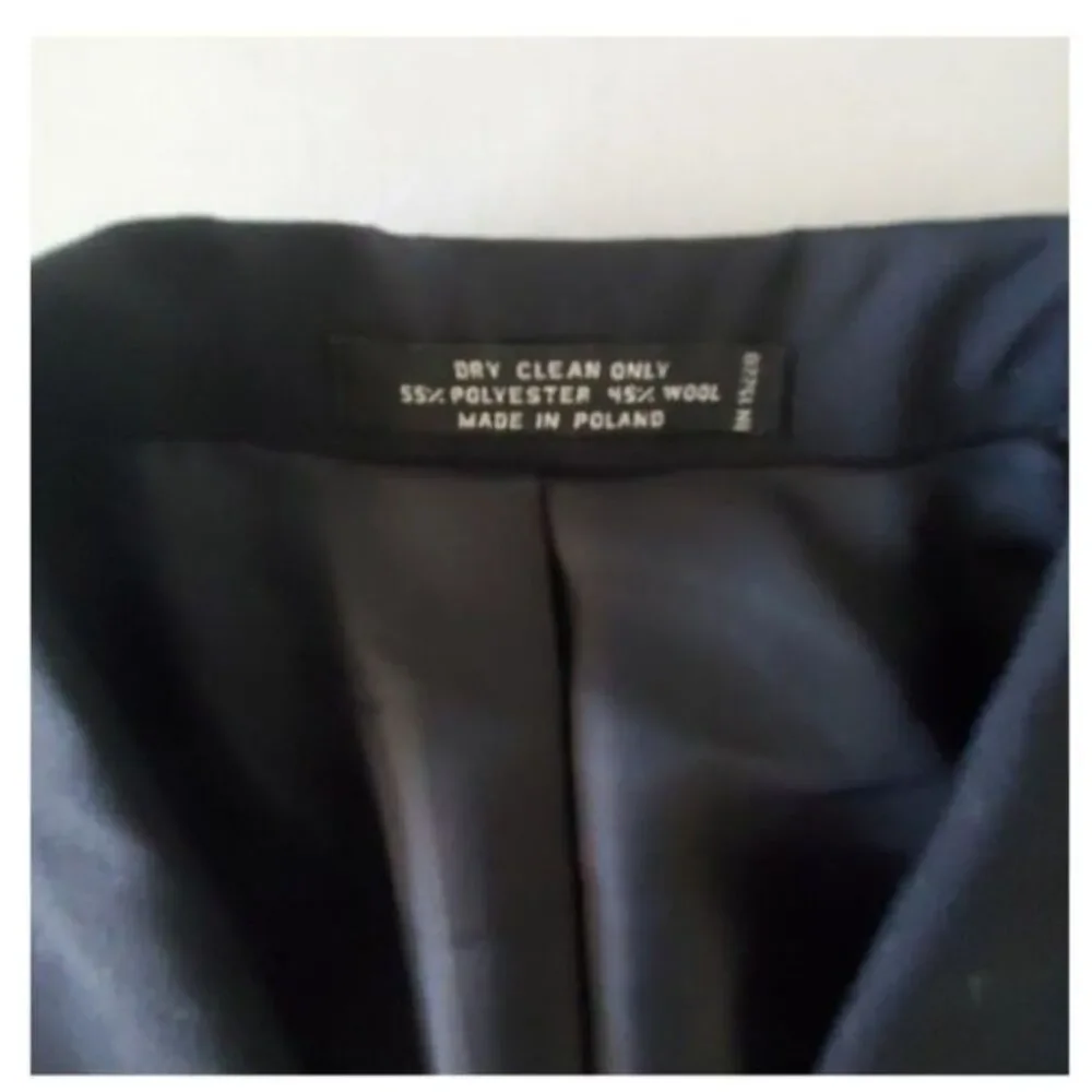 NWT Continental Airlines Uniform Blazer Flight Attendant Navy Blue Sz 4R VNTG - Picture 10 of 11